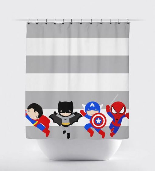 Superhero Shower Curtain KM