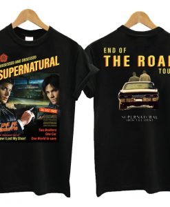 Supernatural End of the Road Black T Shirt KM