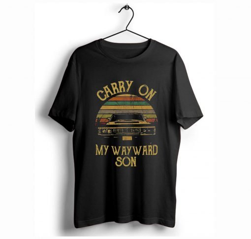 Supernatural carry on my Wayward son T-Shirt KM
