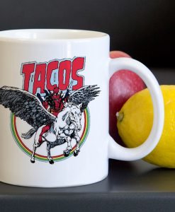Tacos Deadpool Unicorn Tea Coffee Classic Ceramic Mug KM