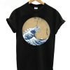 The great wave off Kanagawa Godzilla T Shirt KM