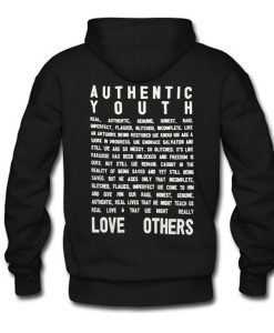 Authentic Youth Hoodie Back KM