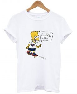 Bart Simpson At Least I'm Enjoying The Ride T-Shirt KM