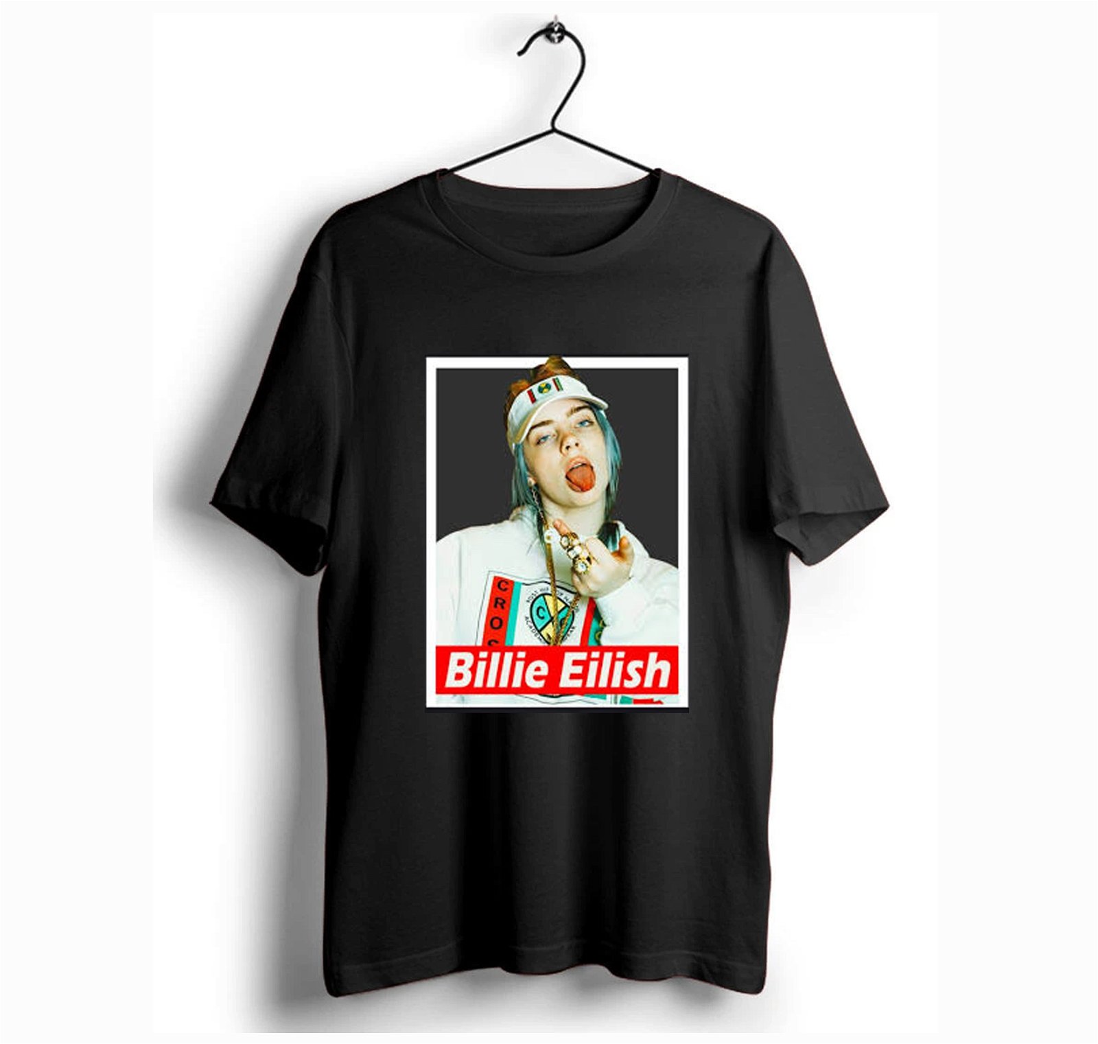 Billie Eilish Pop Streetwear Men T Shirt KM - Kendrablanca