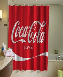 Coke Coca Cola Classic Shower Curtain KM
