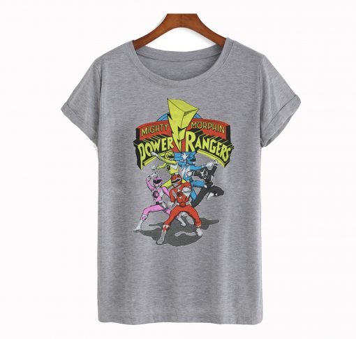 Mighty Morphin Power Ranger T Shirt KM