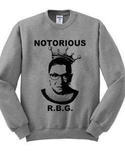 Notorious RBG Grey Sweatshirt KM
