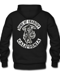 Sons of Anarchy California Hoodie Back KM