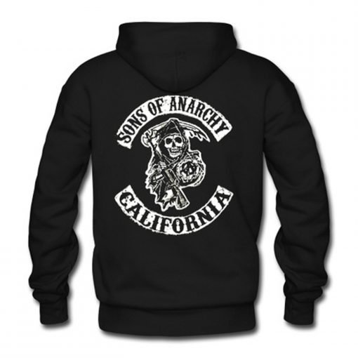 Sons of Anarchy California Hoodie Back KM