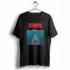 Straws Turtles Jaws Shark TShirt KM