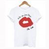 With Love From Paris Lips T Shirt KM