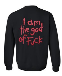 1994 Marilyn Manson I Am The God Of Fuck Sweatshirt Back KM