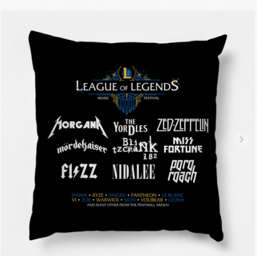 League of Legends Music Festival Pillow KM