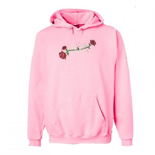 Power Of Rose Embroidered Hoodie KM