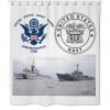 US Navy and US Coast Guard Shower Curtain KM