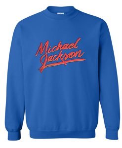 Bright blue Michael Jackson Sweatshirt KM
