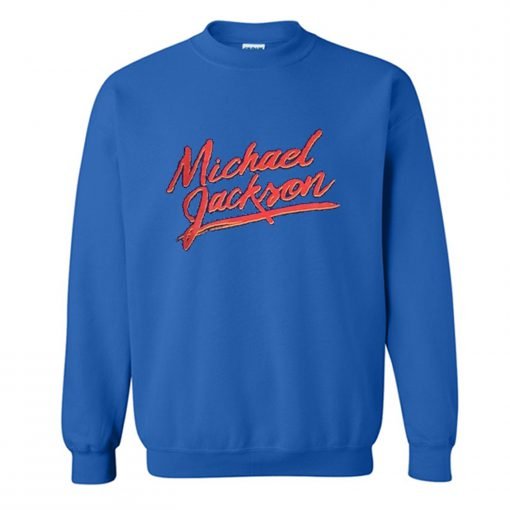 Bright blue Michael Jackson Sweatshirt KM