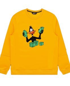 Daffy Duck Stacking Money Sweatshirt KM