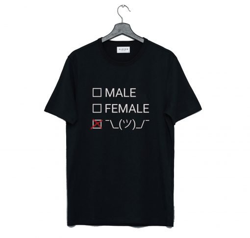 Gender Shrug Nonbinary Genderqueer T Shirt KM