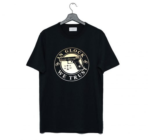 In Glock We Trust Black T-Shirt KM