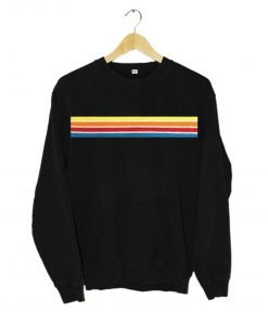 Rainbow Black Sweatshirt KM