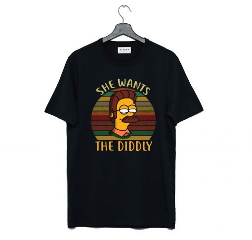 Simpsons She wants the Diddly T Shirt KM