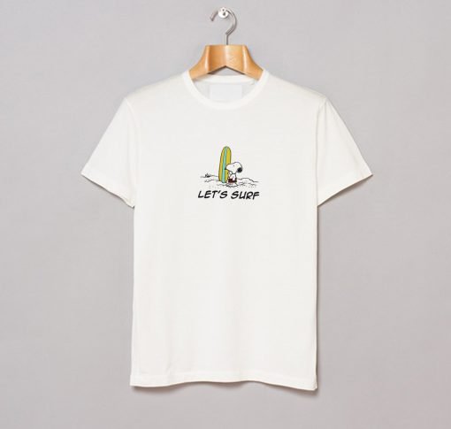 Snoopy Lets Surf Cowabunga T-Shirt KM
