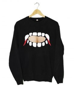 Vampire teeth keyhole Sweatshirt KM