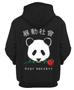 Riot Society Panda Hoodie Back KM