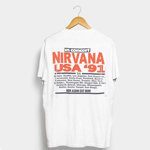 Nirvana USA 91 T-Shirt Back KM
