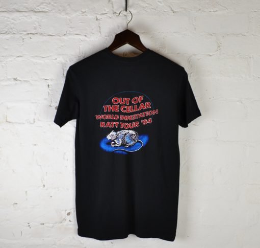 Ratt Tour ’84 Out Of The Cellar T-Shirt Back KM