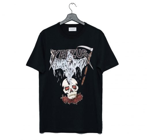 Yeezus Tour Merch Reaper Skull T Shirt KM