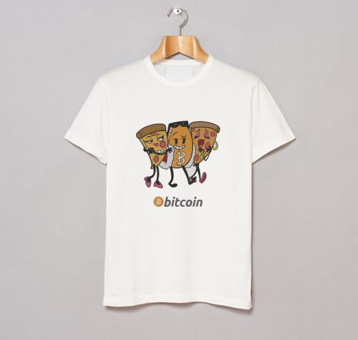Bitcoin Pizza Hodl T Shirt KM
