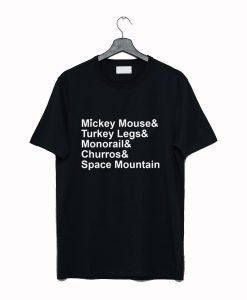 Mickey Mouse Turkey Legs Monorail Etc T Shirt KM