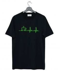 Morning Coffee Heartbeat T-Shirt KM