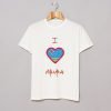 I love Aruba T-Shirt White KM