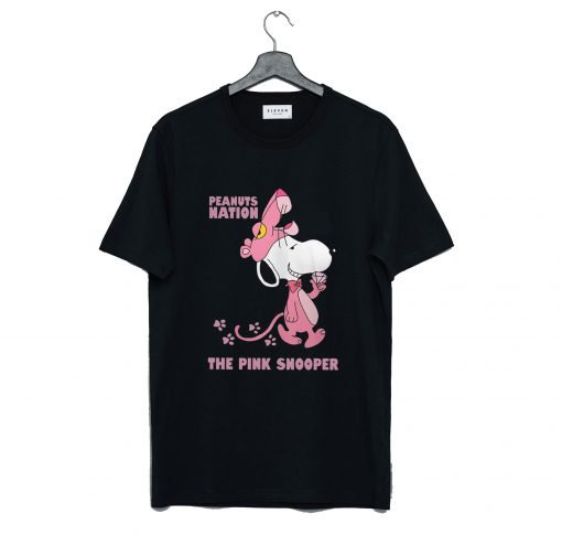 Peanuts Nation The Pink Snooper T Shirt KM