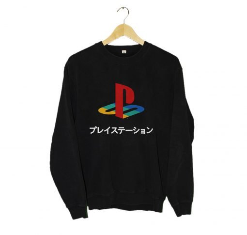 Playstation Japanese Katakana Sweatshirt KM
