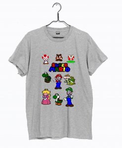 Super Mario Bros Gaming Characters Nintendo T Shirt KM