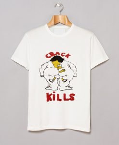 Crak Kills Simpsons T Shirt KM