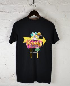 Krusty Burger Over Dozens Sold T-Shirt Back KM