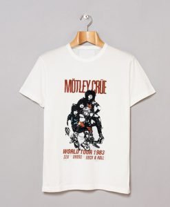 Motley Crue World Tour 83 T Shirt KM