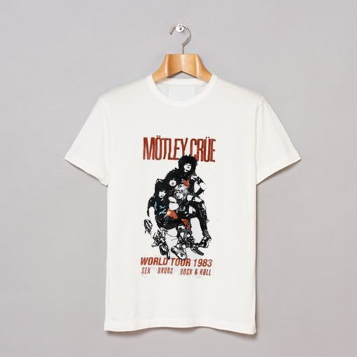 Motley Crue World Tour 83 T Shirt KM
