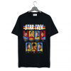 Star Trek Original Series Crew Retro Rainbow T Shirt KM