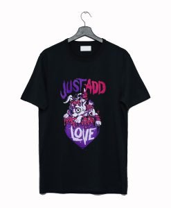 Cup Cake Cult Just Add Love Dog T Shirt KM