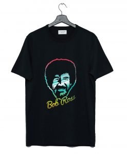 Bob Ross Face Paint T-Shirt KM