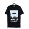 Josh Dun I want to believe UFO T-Shirt KM