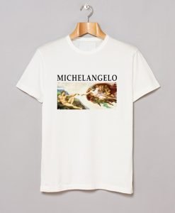 Michelangelo the creation of Adam T-Shirt KM