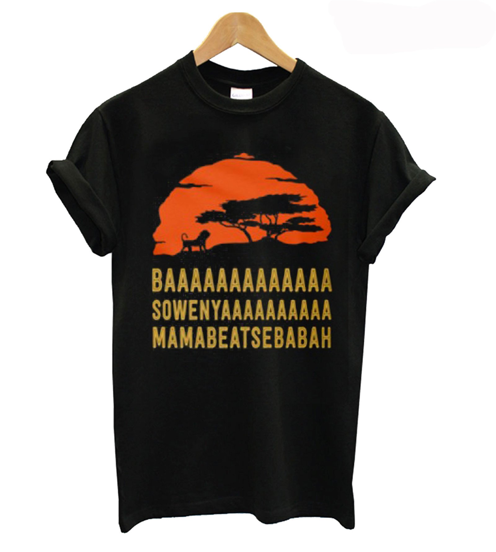 Baaa Sowenya Mamabeatsebabah African Lion T-Shirt KM