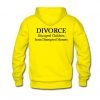 Divorce disrupted children from disrupted homes Hoodie KM